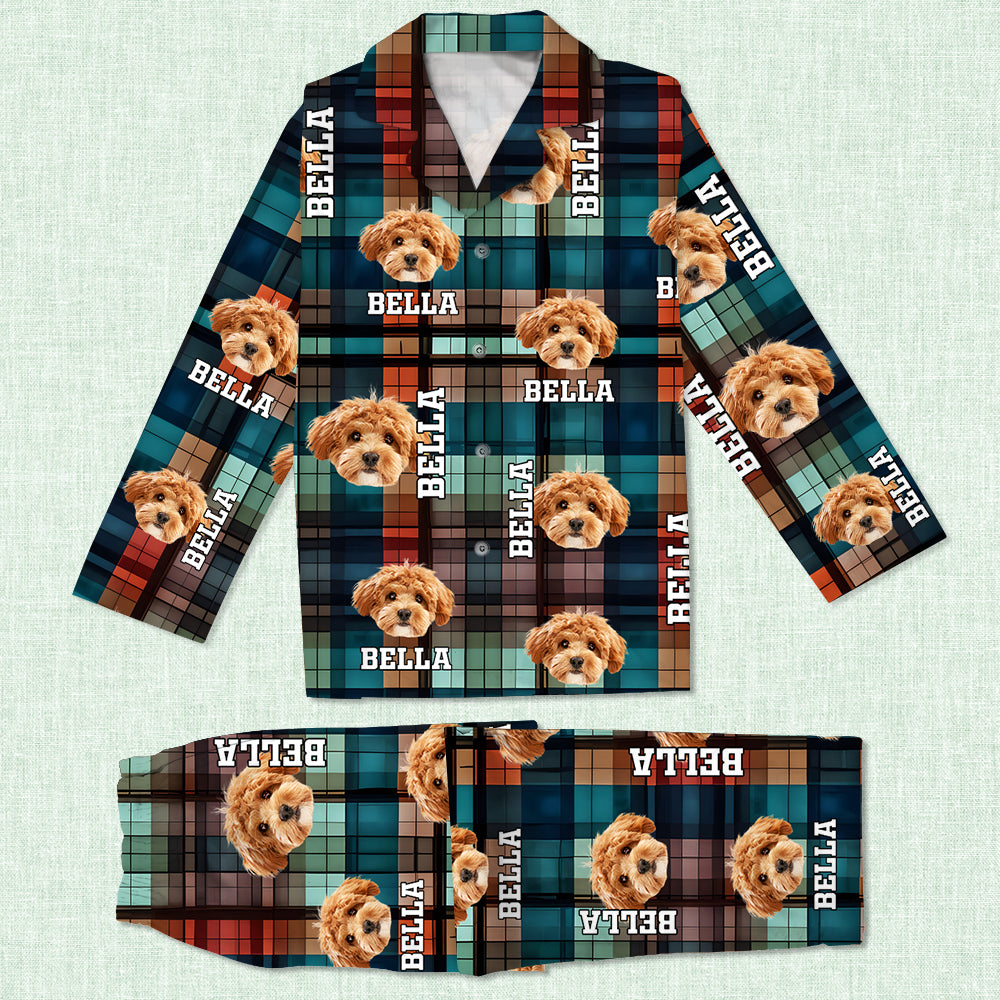 Custom Dog Photo Fluffy Pajamas Gift for Dog Lovers CH07 896268