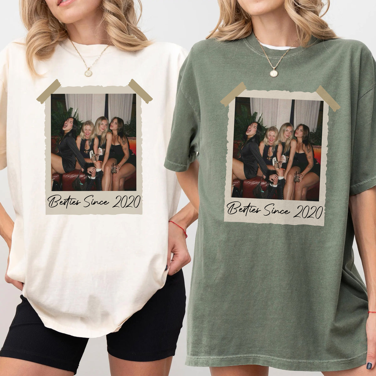 Custom Bestie Photo Since Vintage 90s Comfort Color Shirt CH07 899388