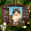 Custom Photo You Would Have Lived Forever - Personalized Wooden Ornament Memorial Gift For Cat Lovers LM32 895879