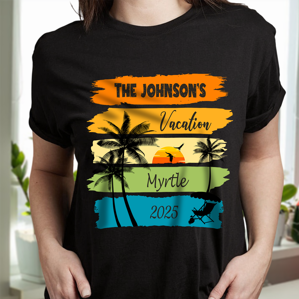 Custom Family Vacation Shirts 2025 – Personalized Family Trip Dark Shirts LM32 893817