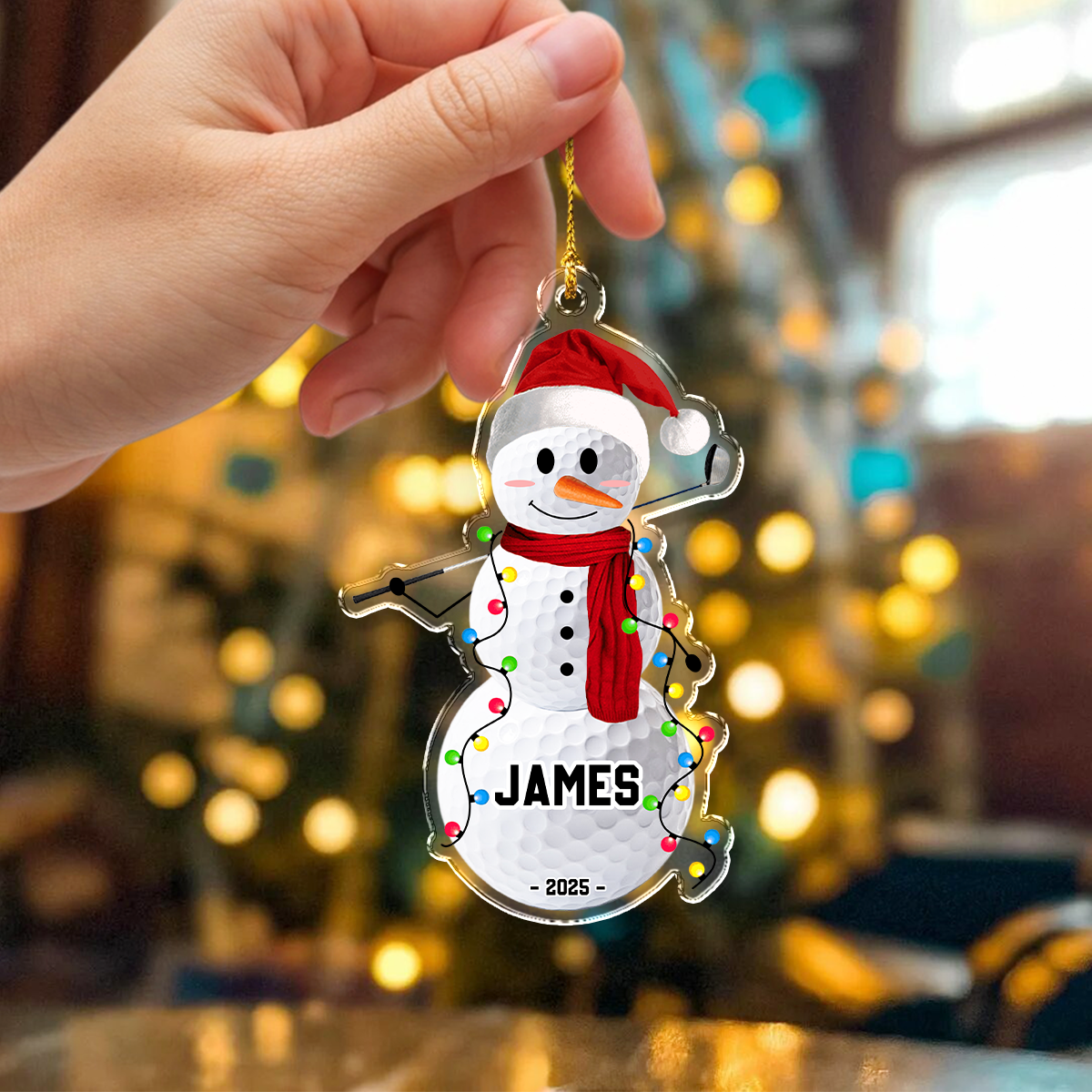 Personalized Sport Snowman Acrylic Ornament Gifts For Players, Team, Boys HA75 897532