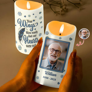 Custom Photo Gone But Never Forgotten - Personalized 3D Inflated Effect LED Candle LM32 895009