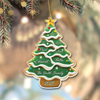 Personalized Family Christmas Tree Acrylic Ornament LM32 895519