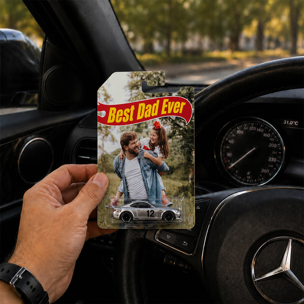 Personalized Dad Wheels Toy Car Photo Gift For Father’s Day HA75 921530