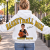 Custom Photo Basketball Mom Shoulder To Shoulder Sweatshirt CH07 181178