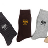 Custom Name Senior Mom 2027 Embroidered Socks, Graduation Gift for Mom HO82 903466