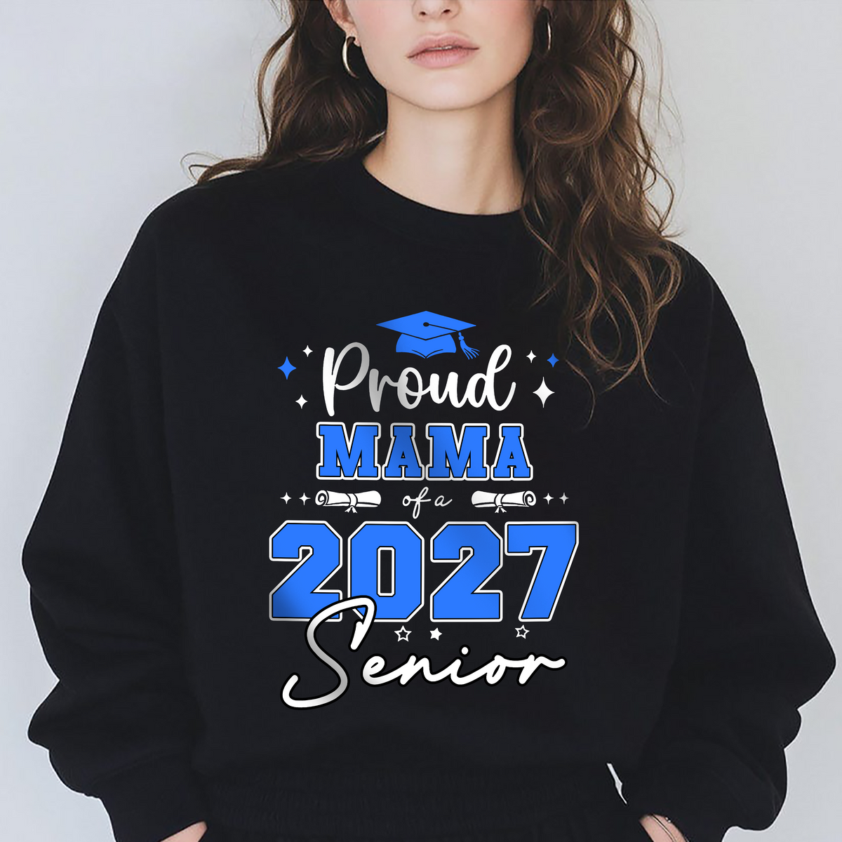 Personalised Proud Grandma of a Class of 2026 Senior Dark Shirt LM32 899309