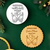 Personalized Couple Hands Cookie Stamp, Romantic Baking Gift HO82 904168