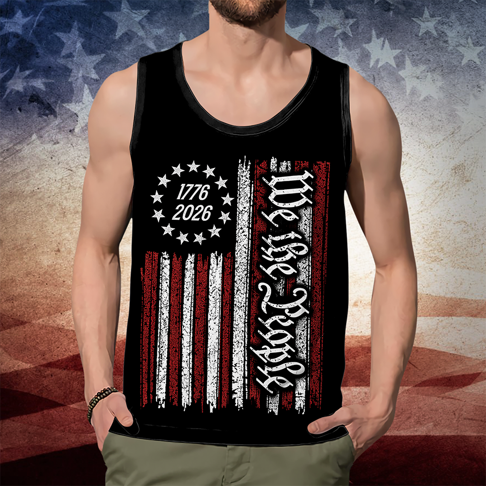 We The People 1776-2026 US Flag TankTop HA75 920994