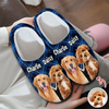 Custom Photo Dog Mom Dog Dad - Personalized Slippers HO82 900006