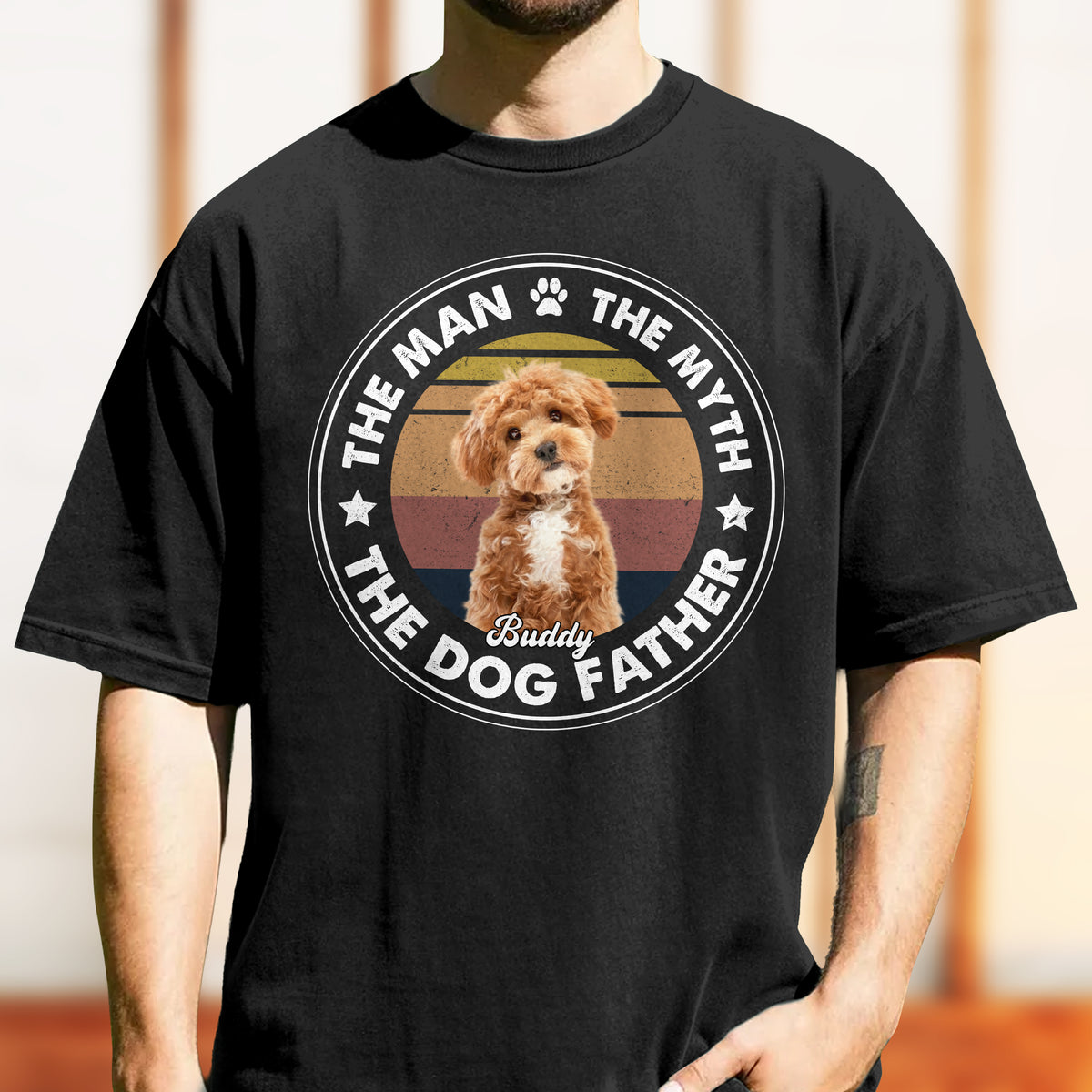Custom Photo The Man The Myth The Dog Father Comfort Shirt For Dog Lovers CH07 899368