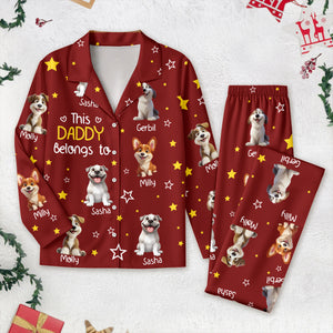 This Daddy Belongs To Dogs - Personalized Pajamas TH10 896689