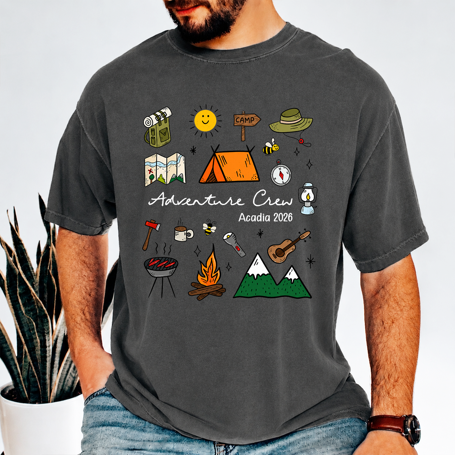 Personalized Weekend Crew 2026 Comfort Shirt, Camping Trip, Family Camping Vacation Gift TH10 170431