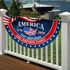 Custom Family Name America 250 Birthday 1776-2026 Non-Pleated Fan Flag TH10 898745