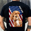 Custom Dog Photo Best Dad Ever America Flag Back Shirt For Dad TH10 169739