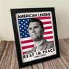 Charlie Kirk - America Legend Rest In Peace Picture Frame HO82 65802