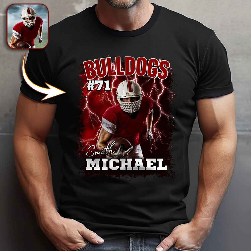 Personalized America Football Dark Shirt Gift For Football Lovers CH07 910356