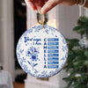Custom Name Letter And Flower Toile De Jouy Style God Says I Am Ceramic Ornament LM32 895399