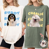 Custom Dog Photo Comfort Shirt, Personalized Gift for Dog Lovers CH07 180018
