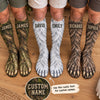 Personalized Name Funny Bigfoot 3D Animal Feet Socks – Gag Gift For Friend LM32 670669