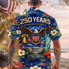 Custom Name 250 Years Semiquincentennial Eagles Tropical Hawaii Shirt LM32 899109