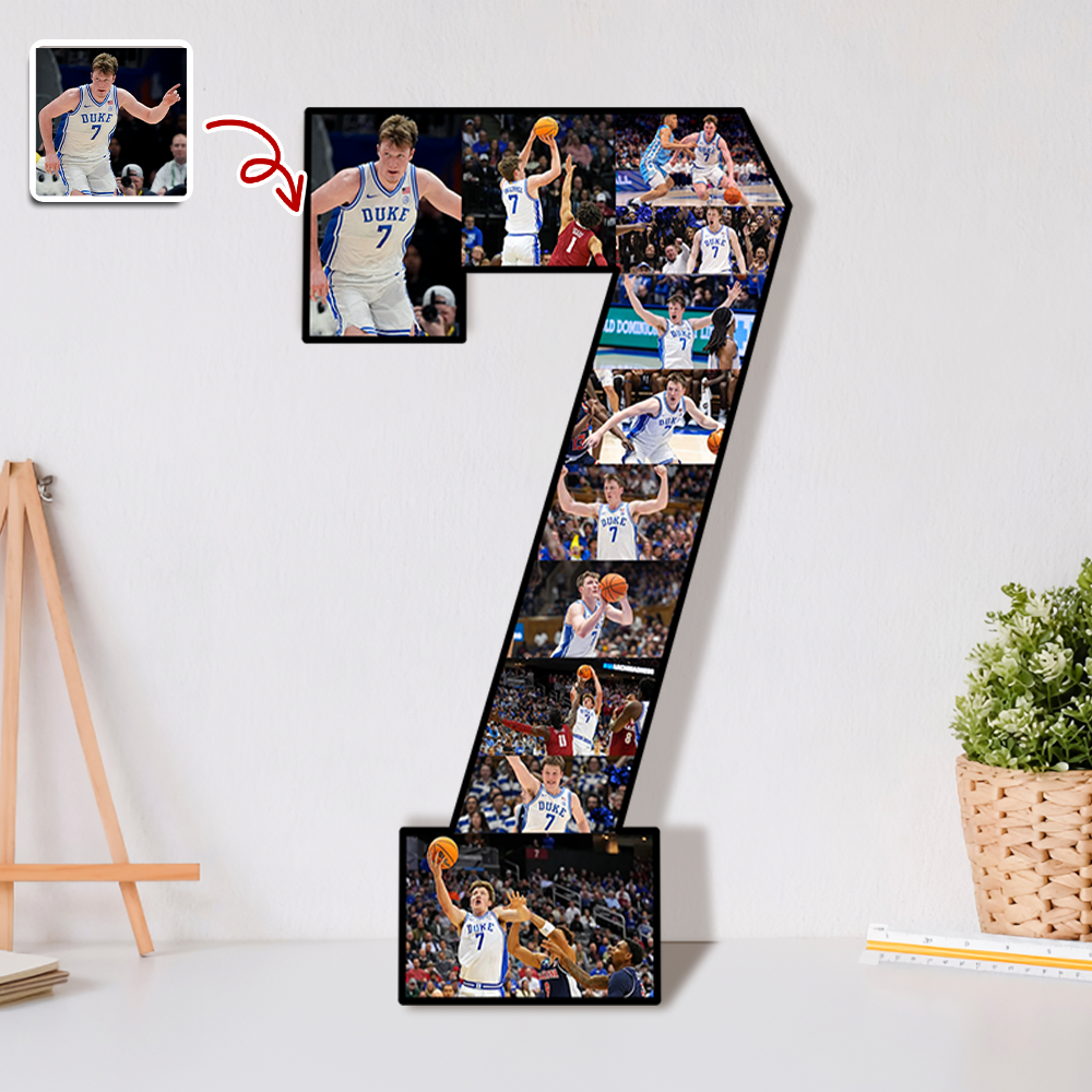The Photo Collage And Wood Frame For Seniors And Birthdays For Basket Ball Lover TH10 896511