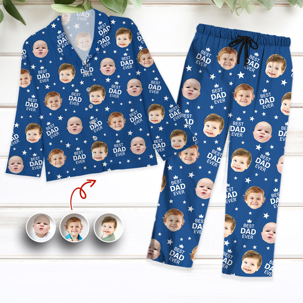 Custom Face Photo Best Mom Ever Pajamas TH10 894267