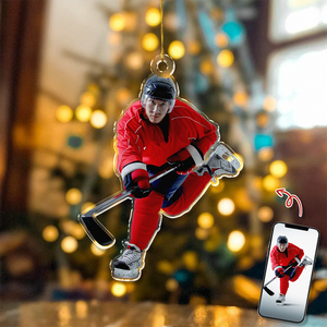 Custom Rink Master Photo Acrylic Ornament - Gift For Ice Hockey Players, Ice Hockey Lovers, Family Members HO82 900194