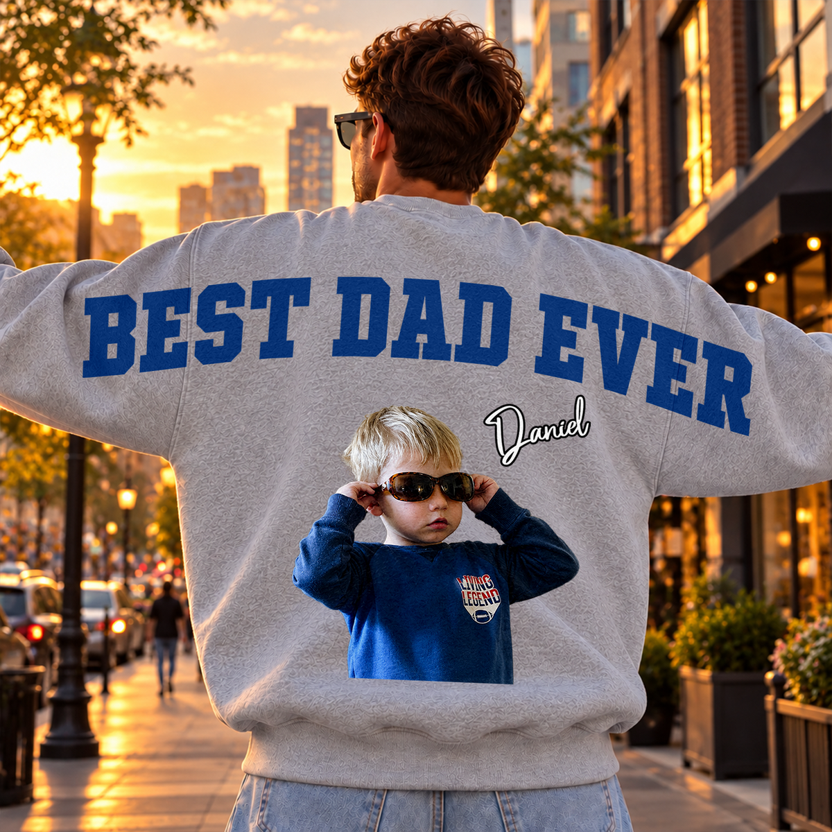 Personalized Best Dad Mom Ever Shoulder To Shoulder Shirt CH07 180942