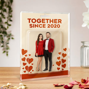 Custom Photo A Lifetime Of Love - Couple Acrylic Block Plaque, Unique Keepsake HO82 893914