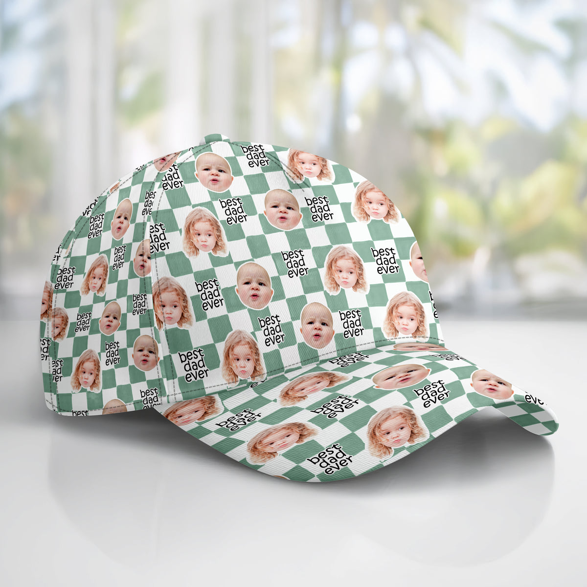 Custom Baby Face Best Dad, Mom Ever Classic Cap - Personalized Gift for Parents LM32 669017