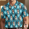 Custom Face Personalized Golf Polo Shirt Gift For Golfer, Golf Lovers HA75 898562