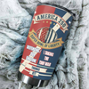 Personalized Name Super Bowl Of Liberty America 250 Football Giff Fat Tumbler LM32 897879