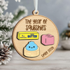 Personalized The Year Of Squishies Layer Wood Ornament Gift For Family HO82 903642