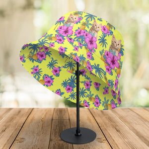 Custom Pet Photo Tropical Vibe Family Bucket Hat HA75 892596