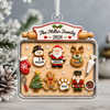 Custom Family & Pet Christmas Cookie Tray Acrylic Ornament, Personalized Holiday Keepsake TH10 171145