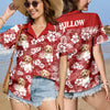 Custom Dog Photo And Name Floral Hawaii Shirt TH10 169459