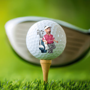 Custom Funny Photo Make Hit Better This Golf Ball Gift For Sport Player LM32 893477