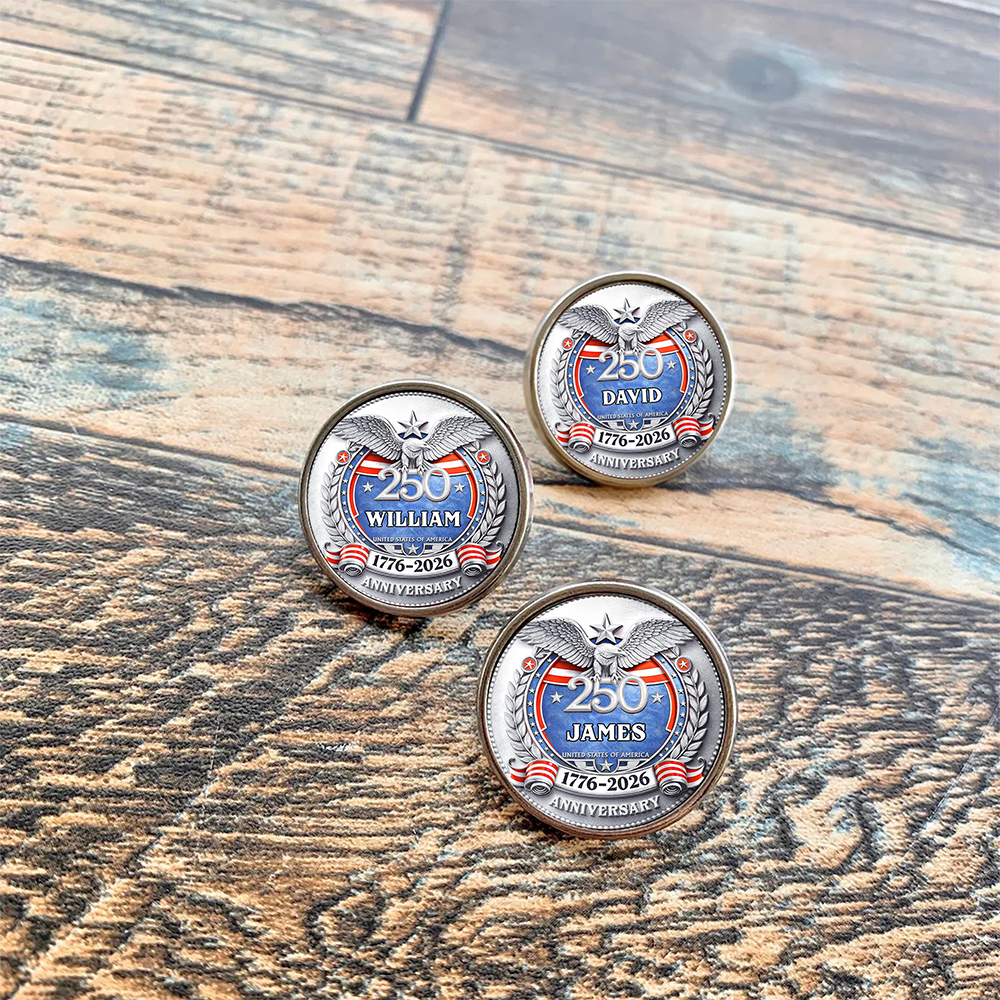 Custom Name United States Of America 250th Anniversary 1776-2026 Lapel Pin LM32 899579