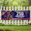 Personalized Family Name 1776-2026 250th Anniversary USA Patriotic Banner HA75 920728