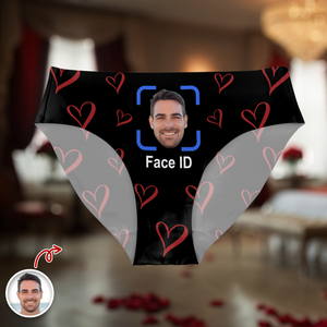 Custom Boyfriend Face ID Photo Underwear For Women Funny Valentine Gift CH07 910134