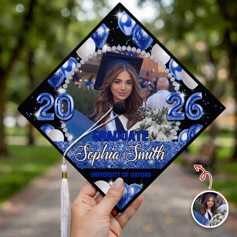 Custom Graduation Photo Class Of 2026 Graduation Cap Topper HO82 901550
