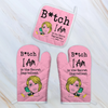 Custom Funny B*tch I Am Is The Secret Ingredient Oven Mitt - Baking Gift For Women LM32 899231