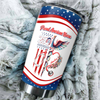 Custom Name Proud American Nurse With America 250 Fat Tumbler HO82 901294