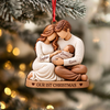 Custom Name Our 1st Christmas Family Wood Ornament TH10 171473