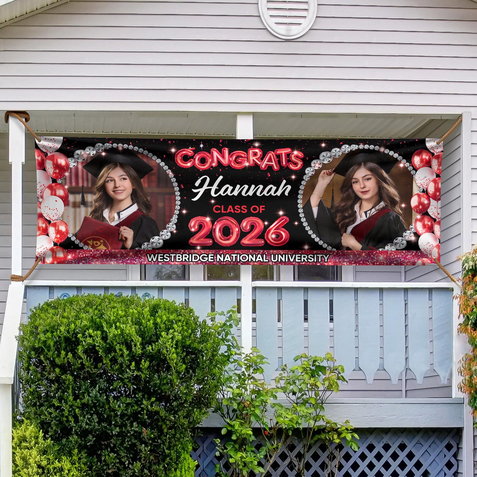 Graduation Class Of 2026 Personalized Photo Banner CH07 910678