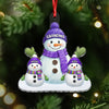 Custom Name Snowman Family Acrylic Ornament CH07 899778