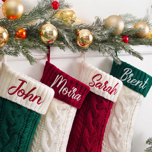 Custom Name Christmas Embroidered Christmas Stocking HO82 900454