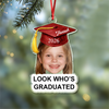 Custom Photo Childhood Look Who's Graduated Acrylic Ornament TH10 171283