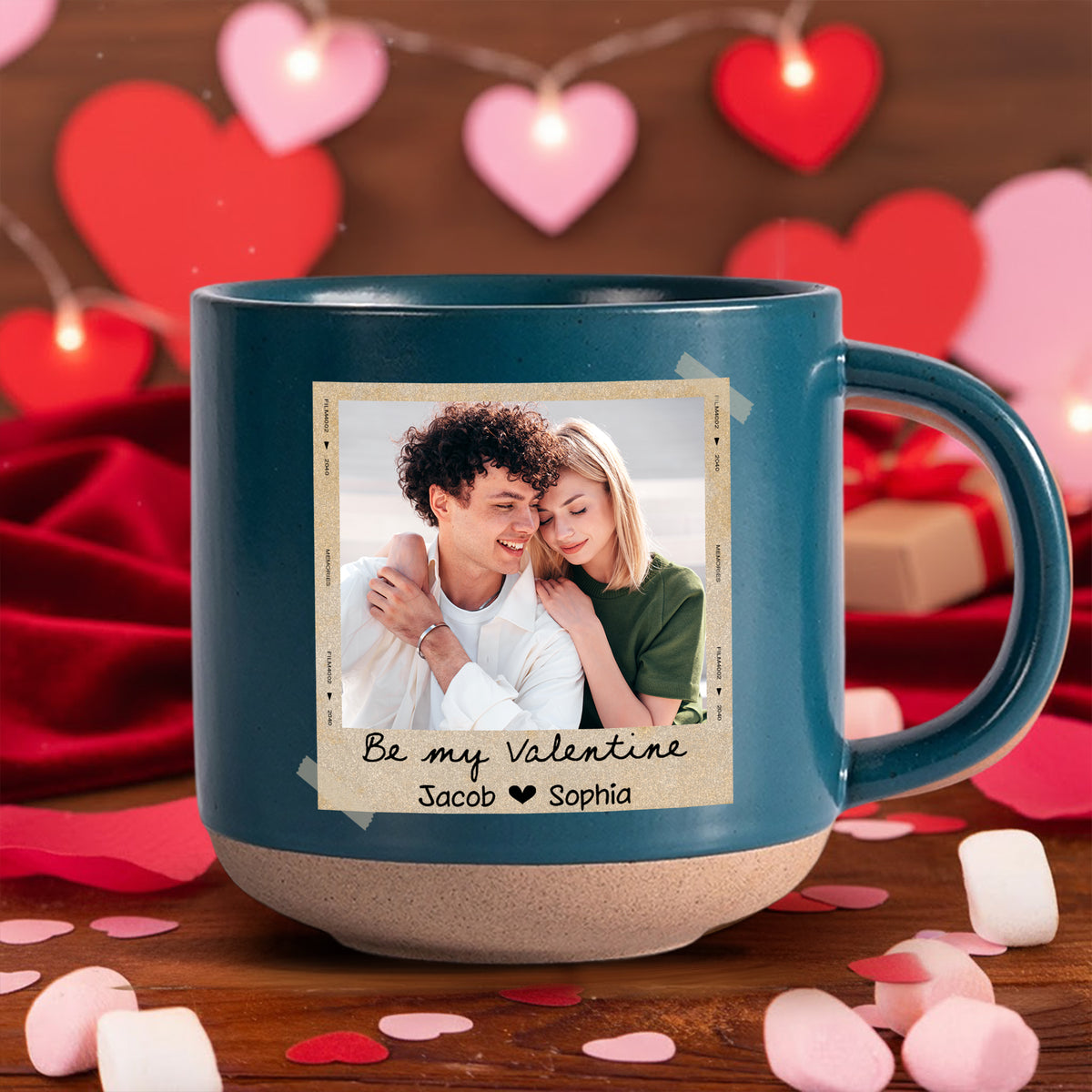 Custom Photo Together Since Pottery Mug Gift For Couple CH07 910268